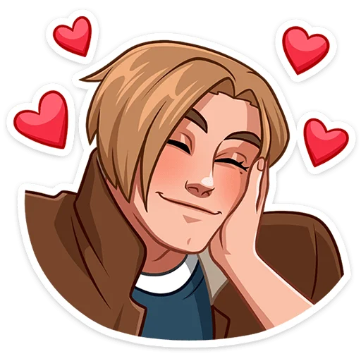 🥰 Стикер «Скотт Леон» для Telegram