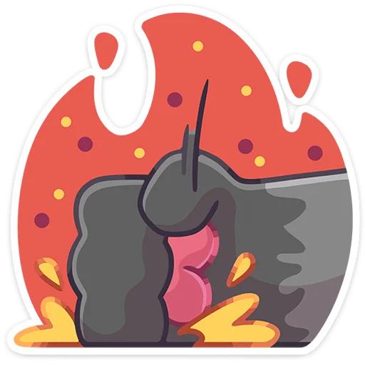 🐾 Стикер «Лапки-Царапки» для Telegram