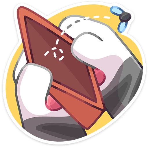 🐾 Стикер «Лапки-Царапки» для Telegram