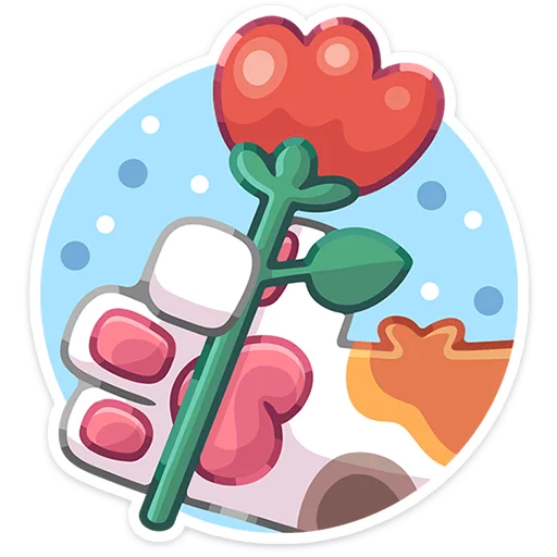 🐾 Стикер «Лапки-Царапки» для Telegram