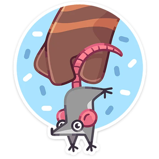 🐾 Стикер «Лапки-Царапки» для Telegram