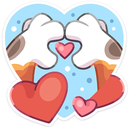 🐾 Стикер «Лапки-Царапки» для Telegram
