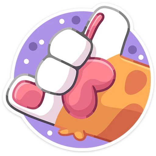 🐾 Стикер «Лапки-Царапки» для Telegram