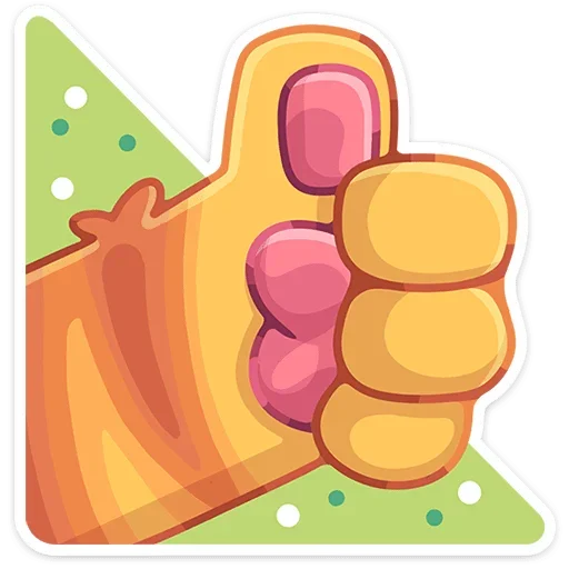 👍 Стикер «Лапки царапки» для Telegram