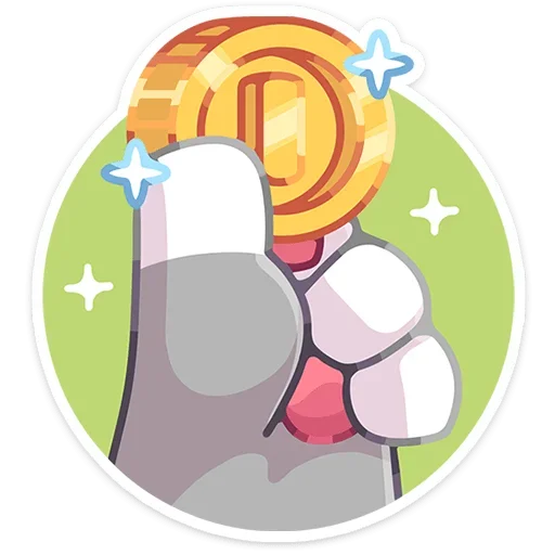 🪙 Стикер «Лапки царапки» для Telegram