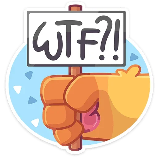 🤨 Стикер «Лапки царапки» для Telegram