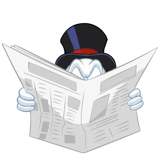 📰 Эмодзи «Скрудж МакДак» для Telegram