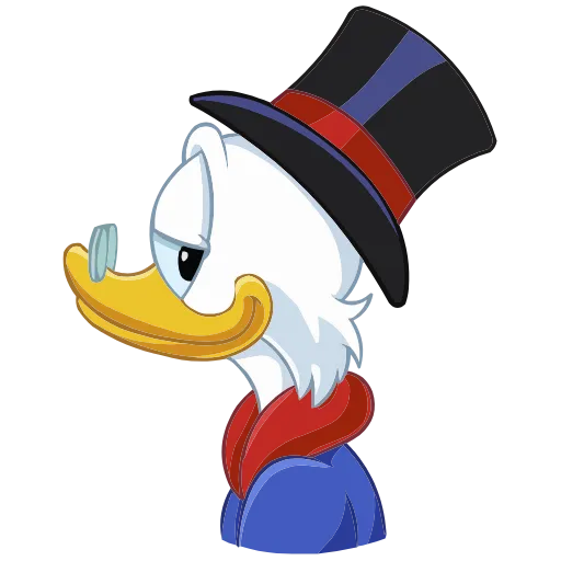 😏 Эмодзи «Скрудж МакДак» для Telegram