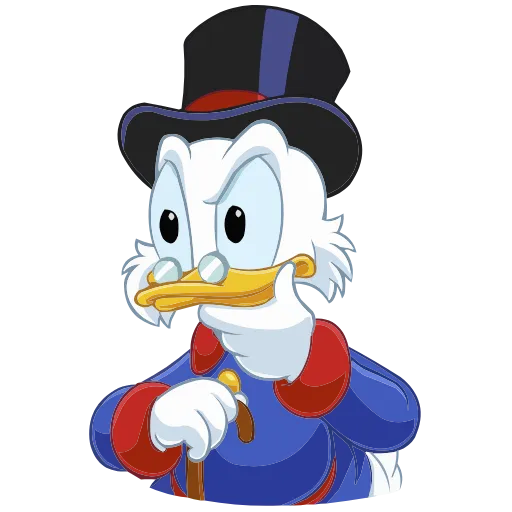 🤔 Эмодзи «Скрудж МакДак» для Telegram