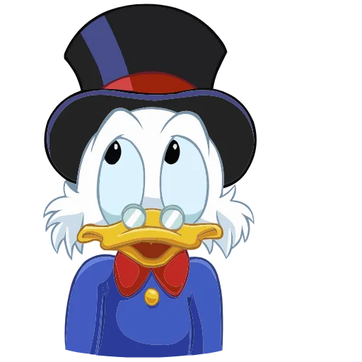 🫢 Эмодзи «Скрудж МакДак» для Telegram