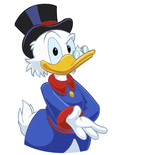 😏 Эмодзи «Скрудж МакДак» для Telegram