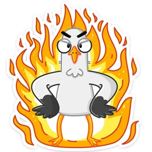 🔥 Стикер «Чайка Сэм» для Telegram