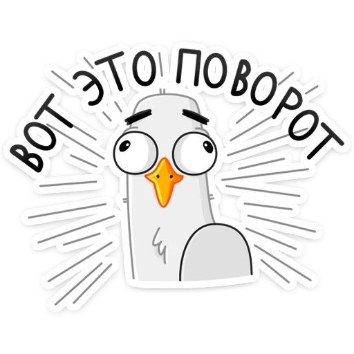 😳 Стикер «Чайка Сэм» для Telegram
