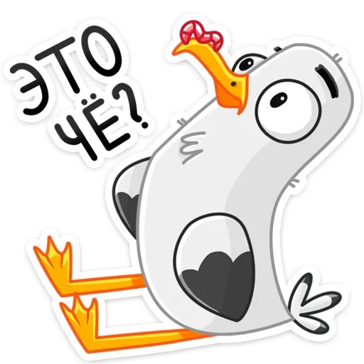 🧐 Стикер «Чайка Сэм» для Telegram