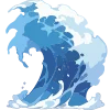 🌊 Эмодзи «Морские волны» для Telegram
