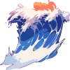 🌊 Эмодзи «Морские волны» для Telegram