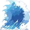 🌊 Эмодзи «Морские волны» для Telegram