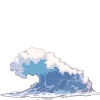 🌊 Эмодзи «Морские волны» для Telegram