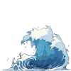 🌊 Эмодзи «Морские волны» для Telegram