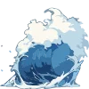 🌊 Эмодзи «Морские волны» для Telegram