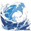 🌊 Эмодзи «Морские волны» для Telegram