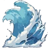 🌊 Эмодзи «Морские волны» для Telegram