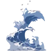 🌊 Эмодзи «Морские волны» для Telegram