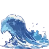 🌊 Эмодзи «Морские волны» для Telegram