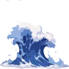 🌊 Эмодзи «Морские волны» для Telegram