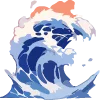 🌊 Эмодзи «Морские волны» для Telegram