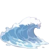 🌊 Эмодзи «Морские волны» для Telegram