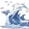 🌊 Эмодзи «Морские волны» для Telegram