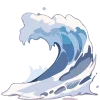 🌊 Эмодзи «Морские волны» для Telegram