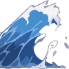 🌊 Эмодзи «Морские волны» для Telegram