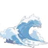 🌊 Эмодзи «Морские волны» для Telegram