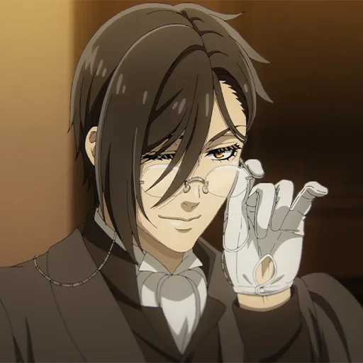 🔲 Стикер «Sebastian Michaelis» для Telegram