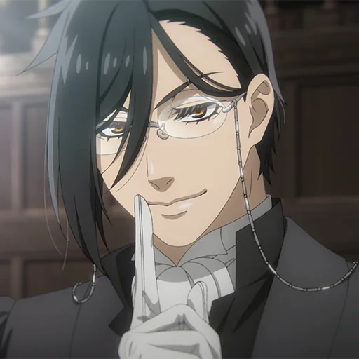 🔲 Стикер «Sebastian Michaelis» для Telegram