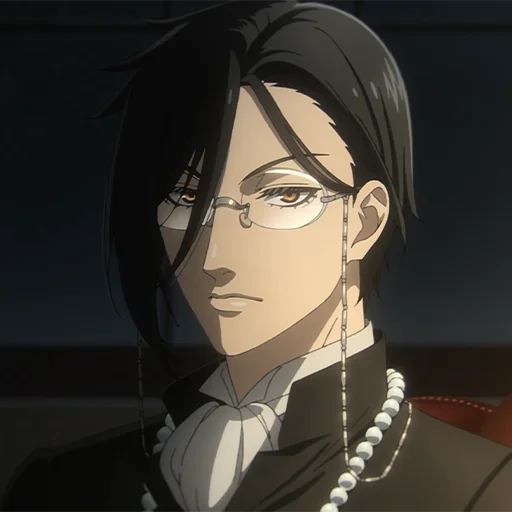 🔳 Стикер «Sebastian Michaelis» для Telegram