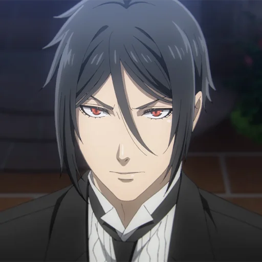 🔲 Стикер «Sebastian Michaelis» для Telegram