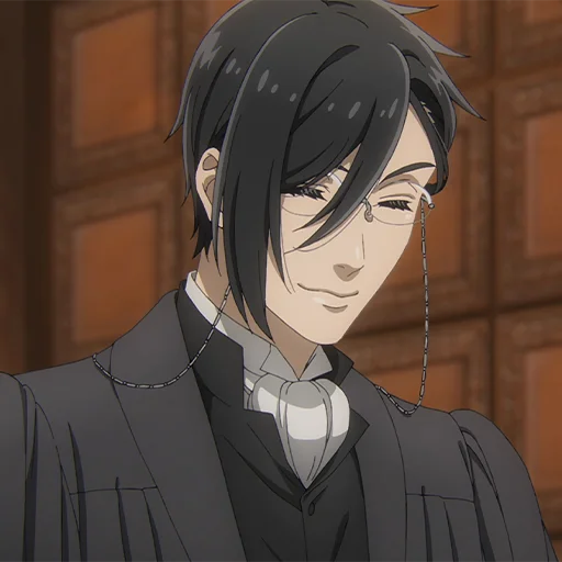 🔲 Стикер «Sebastian Michaelis» для Telegram