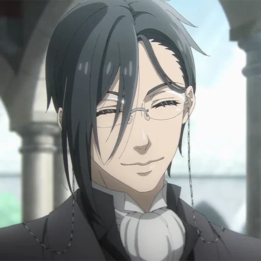 🔳 Стикер «Sebastian Michaelis» для Telegram