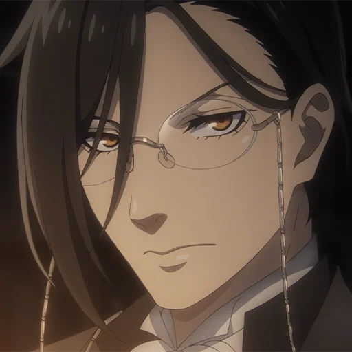 🔳 Стикер «Sebastian Michaelis» для Telegram
