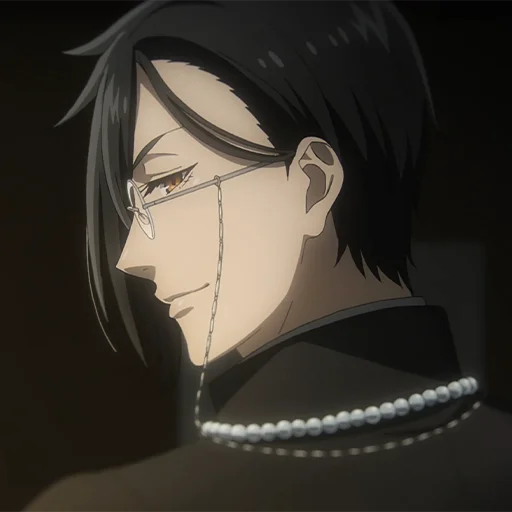 🔳 Стикер «Sebastian Michaelis» для Telegram