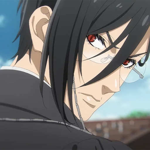 🔳 Стикер «Sebastian Michaelis» для Telegram