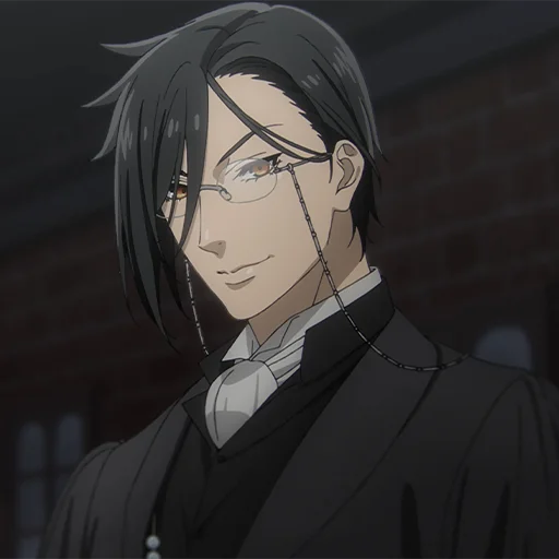 🔲 Стикер «Sebastian Michaelis» для Telegram