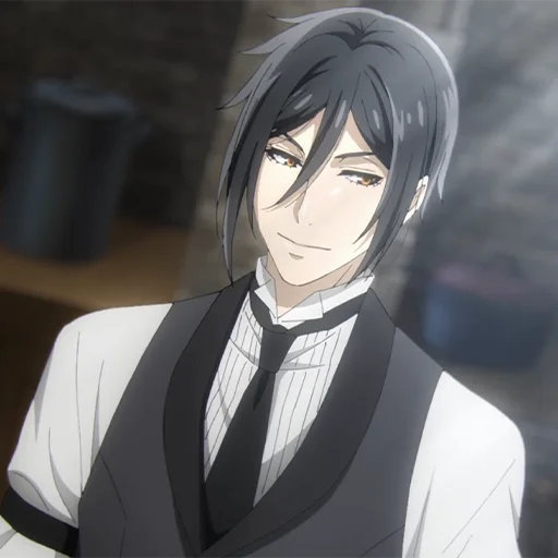 🔳 Стикер «Sebastian Michaelis» для Telegram