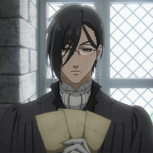 🔲 Стикер «Sebastian Michaelis» для Telegram