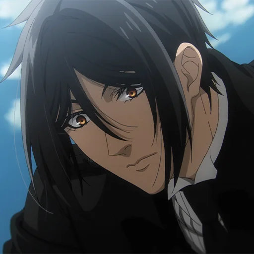 🔳 Стикер «Sebastian Michaelis» для Telegram