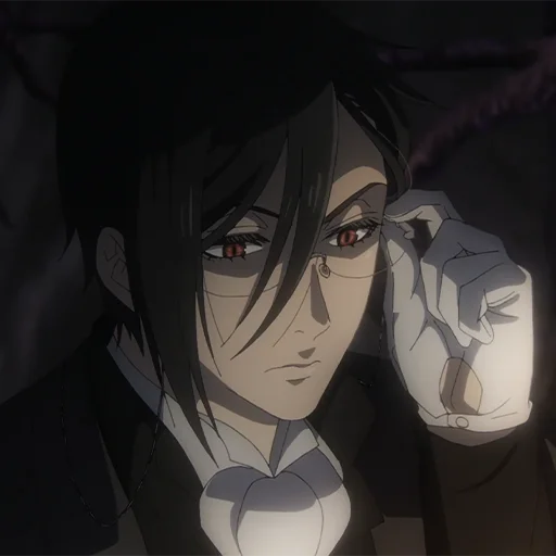 🔳 Стикер «Sebastian Michaelis» для Telegram