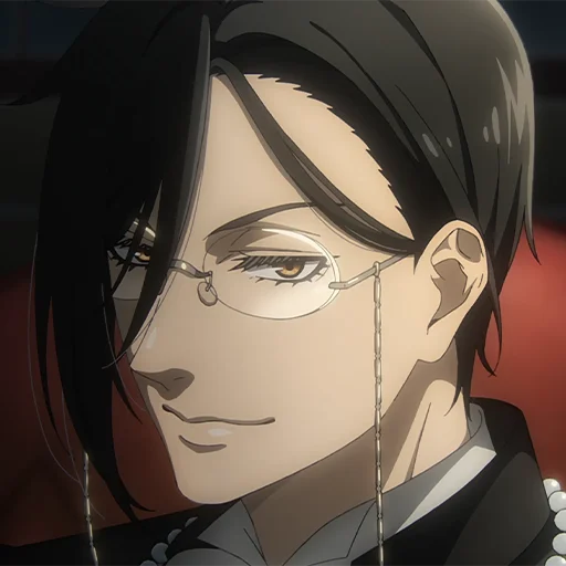 🔳 Стикер «Sebastian Michaelis» для Telegram